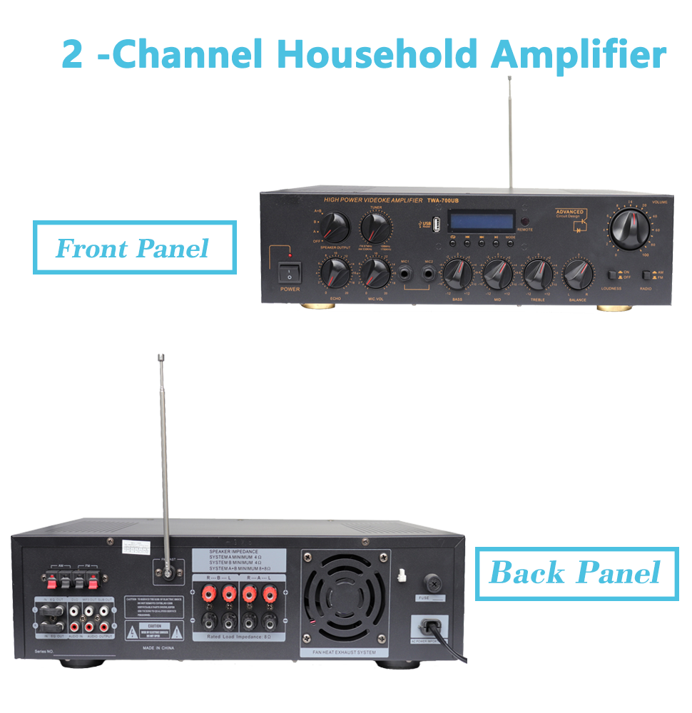 2 channel  amplifier
