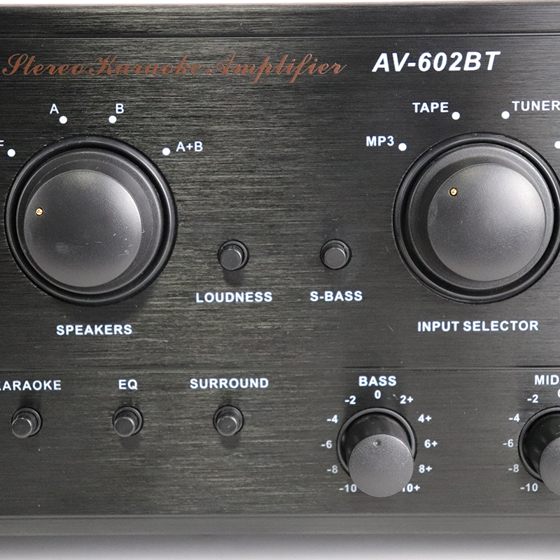 AV-602BT|2 Channel 180W Home  Power Amplifie, 5.1 Power Amplifier-Audio Amplifier Factory