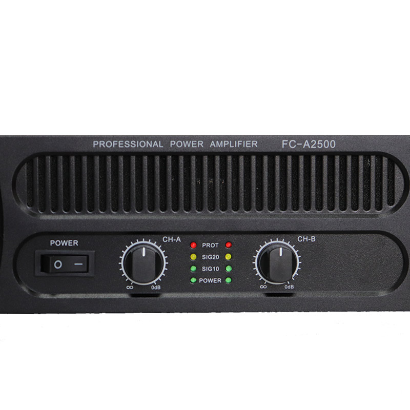 Factory wholesale 2 Channel 250W Audio Amplifier for Stage, Meeting Room and KTV, FC-A2500
